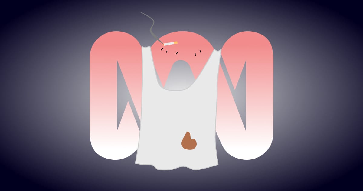 A sunburnt, wifebeating deadbeat ABC logo